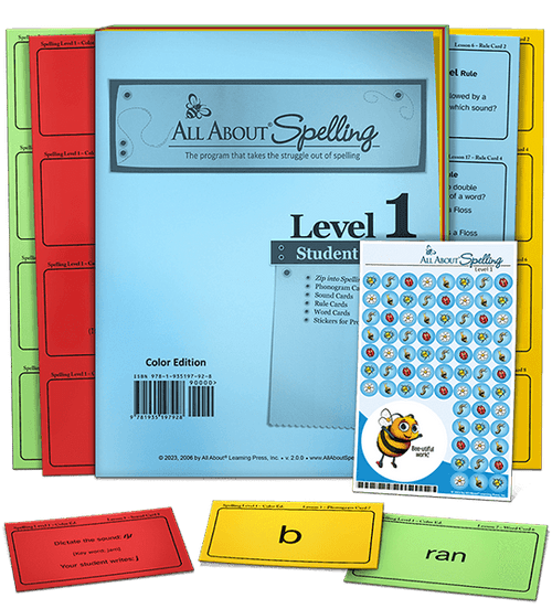 All About Spelling Level 1 Student Packet Cover