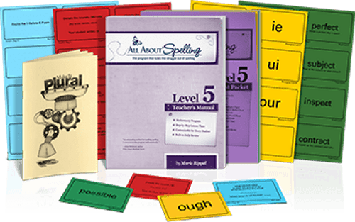 All About Spelling Level 5 Materials