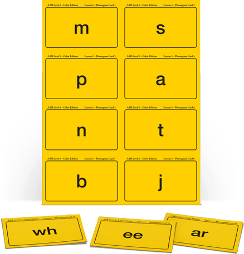 AAR Level 3 Phonogram Cards