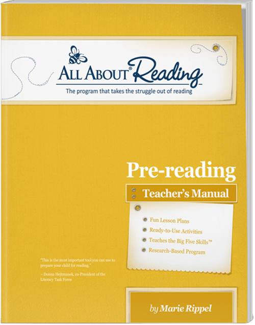 All About Reading Pre-Reading Program - All About Learning Press, Inc.