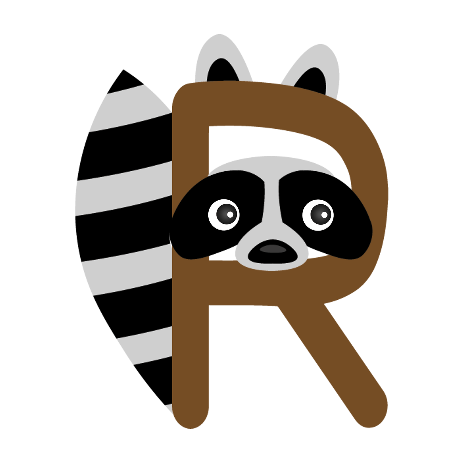 R is for raccoon