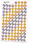 Pre-reading "Adorable Animal" Stickers 1280x1811