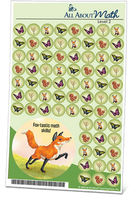 Fox-tastic math skills! Stickers
