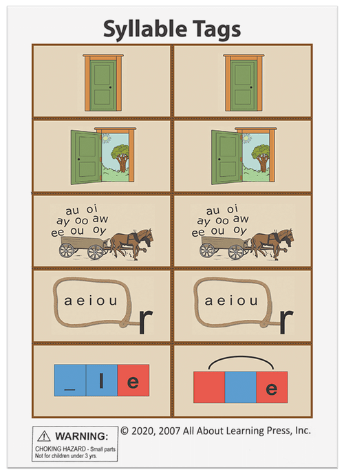 AAS Level 2 Syllable Tags All About Learning Press, Inc.