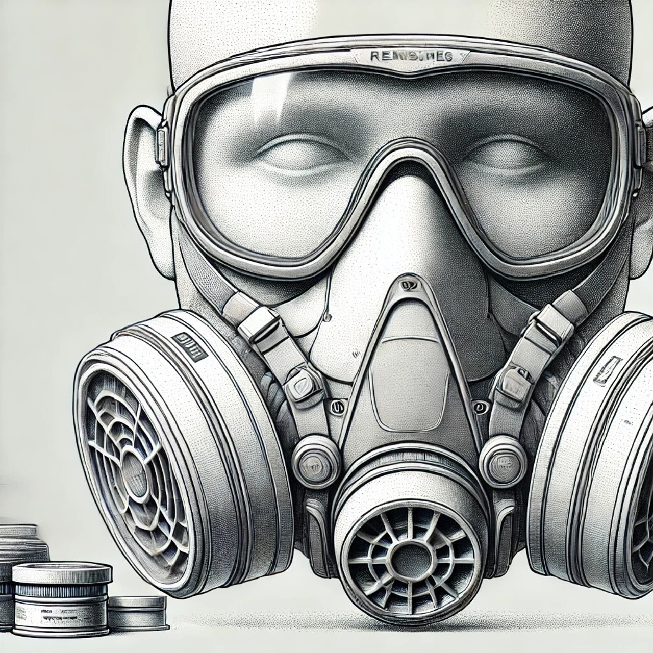 Half-face respirators