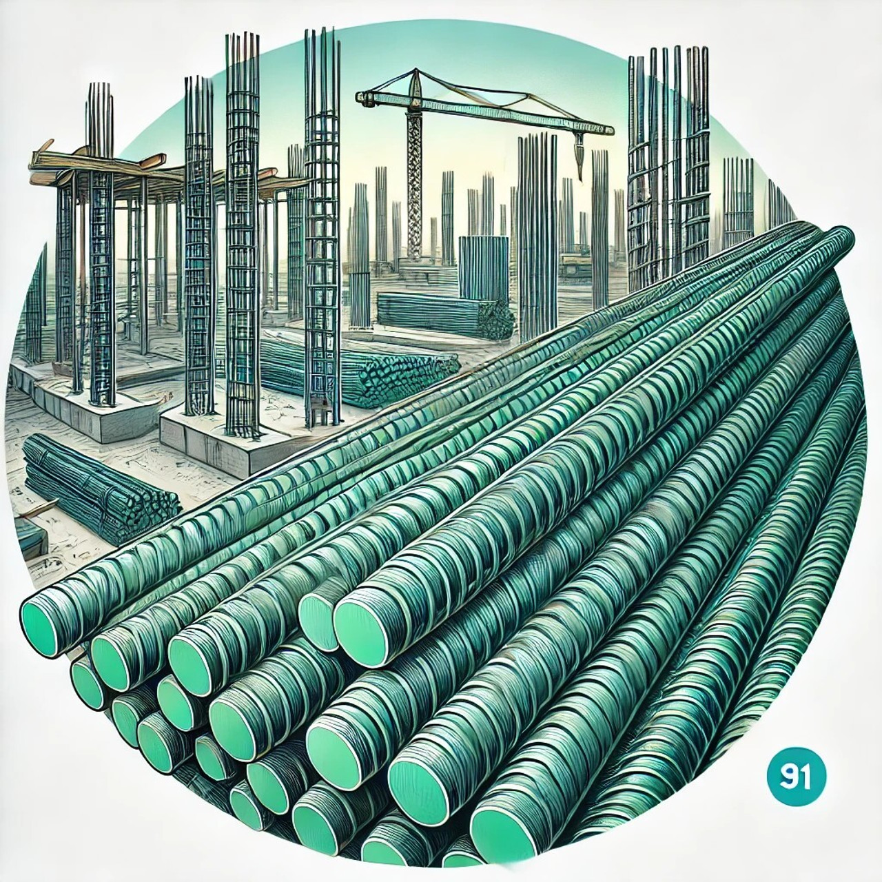 Epoxy-Coated Rebar