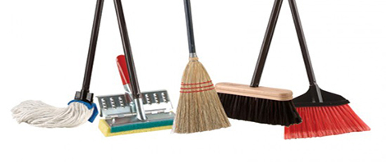Mops, Brooms, and Brushes