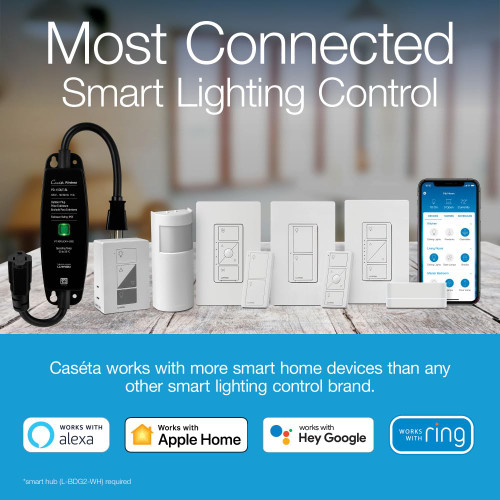 Lutron Caseta Wireless Smart Lighting Dimmer Switch Lutron Caseta Wireless Smart Lighting Dimmer Switch