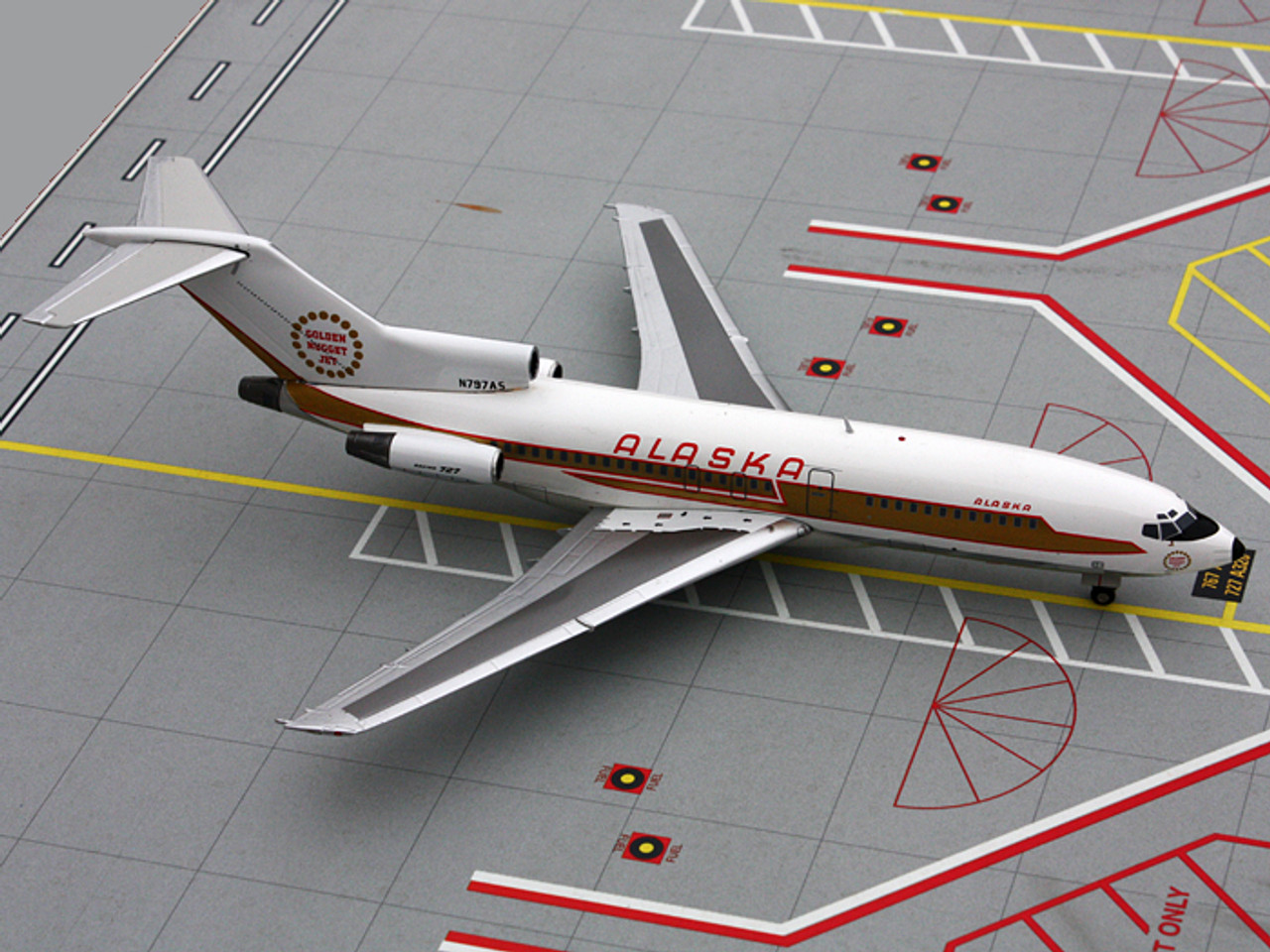 1:200, Gemini Jets, Alaska, Boeing, 727-100, G2ASA261