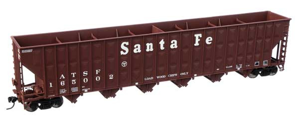Walthers, Mainline, Santa Fe, ATSF, 9106751, 73', Wood Chip, Hopper, HO