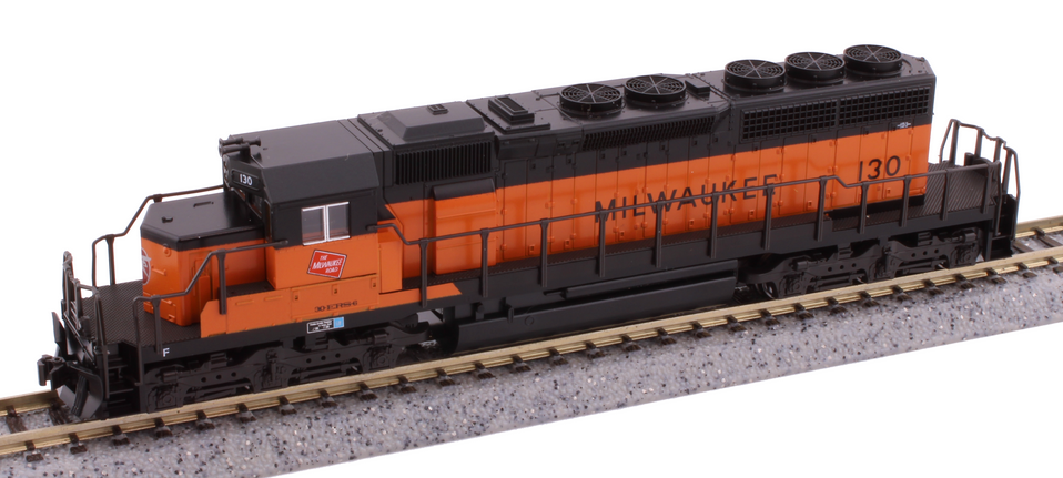 Kato, 176-4825-DCC, Milowaukee Road, SD40-2, N scale
