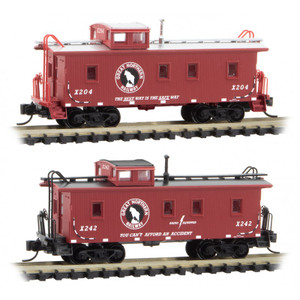 Micro-Trains 993 02 060 Great Northern Cupola Caboose 2-car set N scale
