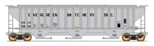 Intermountain N Scale 653109-01 Evergreen Fish Hatchery #5900 4750 3-bay Covered Hopper