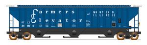 Intermountain N Scale 653105-06 Farmers Elevator #34904 4750 3-bay Covered Hopper