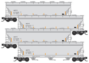 Micro-Trains 993 00 166 ACFX 3-bay Covered Hopper 4-pack N scale