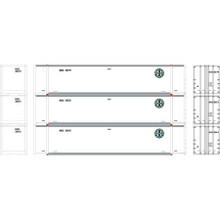 Athearn N 17302 BNSF #1 48' Container 3-pack N scale