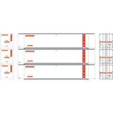 Athearn N 17304 XTRA#1 48' Container 3-pack N scale