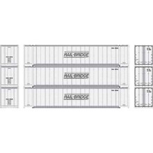 Athearn N 17299 Railbridge #2 48' Container 3-pack N scale