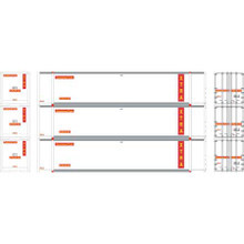 Athearn N 17305 XTRA #2 48' Container 3-pack N scale