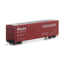 Athearn N 17261 A&MR Arcata & Mad River 50' FMC DD Box Car #1071 N scale