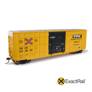 Exactrail EE-1401-66 TTX FBOX Trinity 6275 Box Car #504657 HO