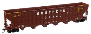 Walthers 910-6783 Southern (brown, white, large name & number) 73'3" Wood Chip Hopper #134240 HO