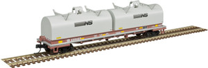 Atlas N scale 50005713 Conrail w/ NS Hoods 48' Coil Steel Car #628345