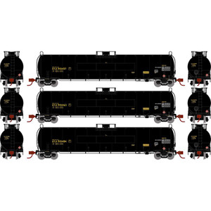 Athearn N 3574 UTLX UTC 33K LPG Tank/Late 3-pack N scale