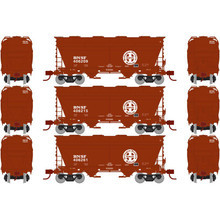 Athearn RTR 93983 BNSF ACF 2970 Covered Hopper 3-car set HO scale