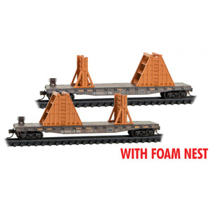 MT 993 02 222 NS Ribbon Rail Flats 2-pack  N scale