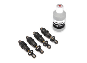 Traxxas 7061X Shocks, GTR hard anodized, PTFE-coated bodies with TiN shafts (fully assembled, without springs) (4)