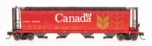 Intermountain N Scale 65102-110 CP Red Canada Cylindrical Covered Hopper #606813