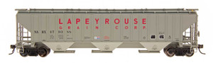 Intermountain N Scale 65293-01 Lapeyrouse Grain Corp. #478911 4750 3-bay Covered Hopper