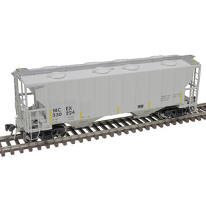 Atlas HO 20007118 Midwest Railcar Portec 3000 Covered Hopper MCEX #330224