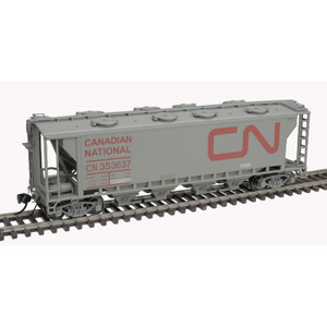 Atlas HO 20007164 Canadian National "Noodle" 8-Hatch Slab Side Hopper #353641