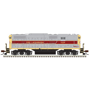 Atlas N 40005349 Erie Lackawanna GP-7 PH. 2 TT #1407 DC Silver