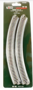 Kato 20-120 Curved Track 12 3/8" Radius 45 degree N scale