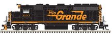 Atlas 10004231 D&RGW GP40-2 #3103 DC HO