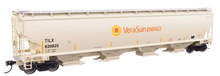 Walthers 920-110328 Vera Sun 67' Trinity 6351 cf 4-bay Hopper #639825 HO