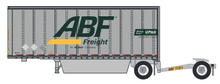 Trainworx 42893-07 ABF Pup Trailer & Dolly N scale *