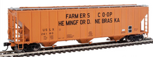 Walthers 920-106133 Farmers Coop Assn (Hemmingford) USLX 26140 58' Evans 4780 Covered Hopper #4127 HO