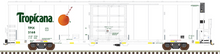 Atlas 20007326 Tropicana Trinity 64' Reefer #3077 HO