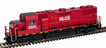 Atlas Trainman 10004579 HLCX GP38-2 #3828 DCC/Sound Gold HO