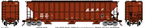 Athearn RTR 81505 BNSF FMC 4700 cf Hopper #430327 HO scale