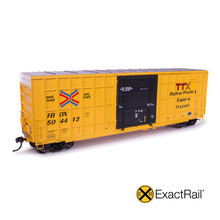 Exactrail EE-1413-3 TTX FBOX New Logo Patch Trinity 6275 Box Car #504448 HO