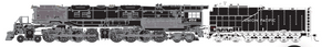 Athearn RTR 04014 Union Pacific Big Boy "Race to Promontory" Edition DCC and Tsunami2 sound equipped N scale