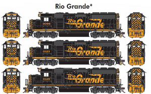 Athearn Genesis 40847 D&RGW Rio Grande GP40-2 #3123 DCC & Tsunami (1st gen) Sound HO