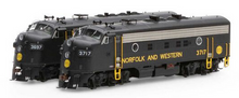 Athearn Genesis 19567 Norfolk & Western F7A/A DCC/Sound #3697/3717 HO