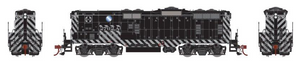 Athearn Genesis 82302 Santa Fe Zebra Stripe GP7B #2792A DCC & Sound HO