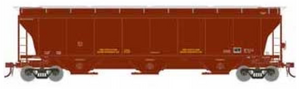 Athearn Genesis 89974 "Data Only" Brown 3-Bay Trinity Hoppers #---- HO